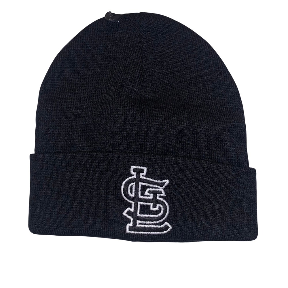 St. Louis Cardinals MLB Knit Beanie Black Cuffed Winter Cap